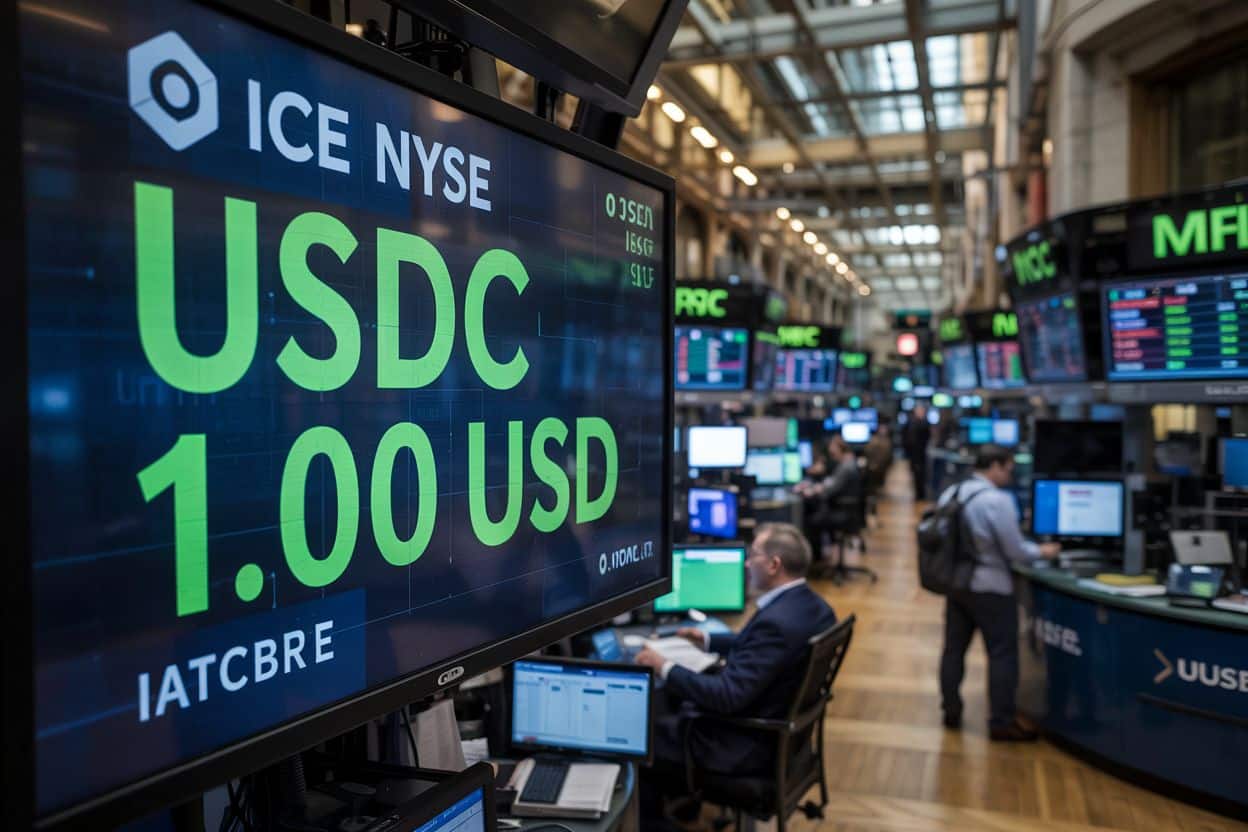ICE e Circle (USDC) assinam acordo para implementar stablecoins na bolsa de valores