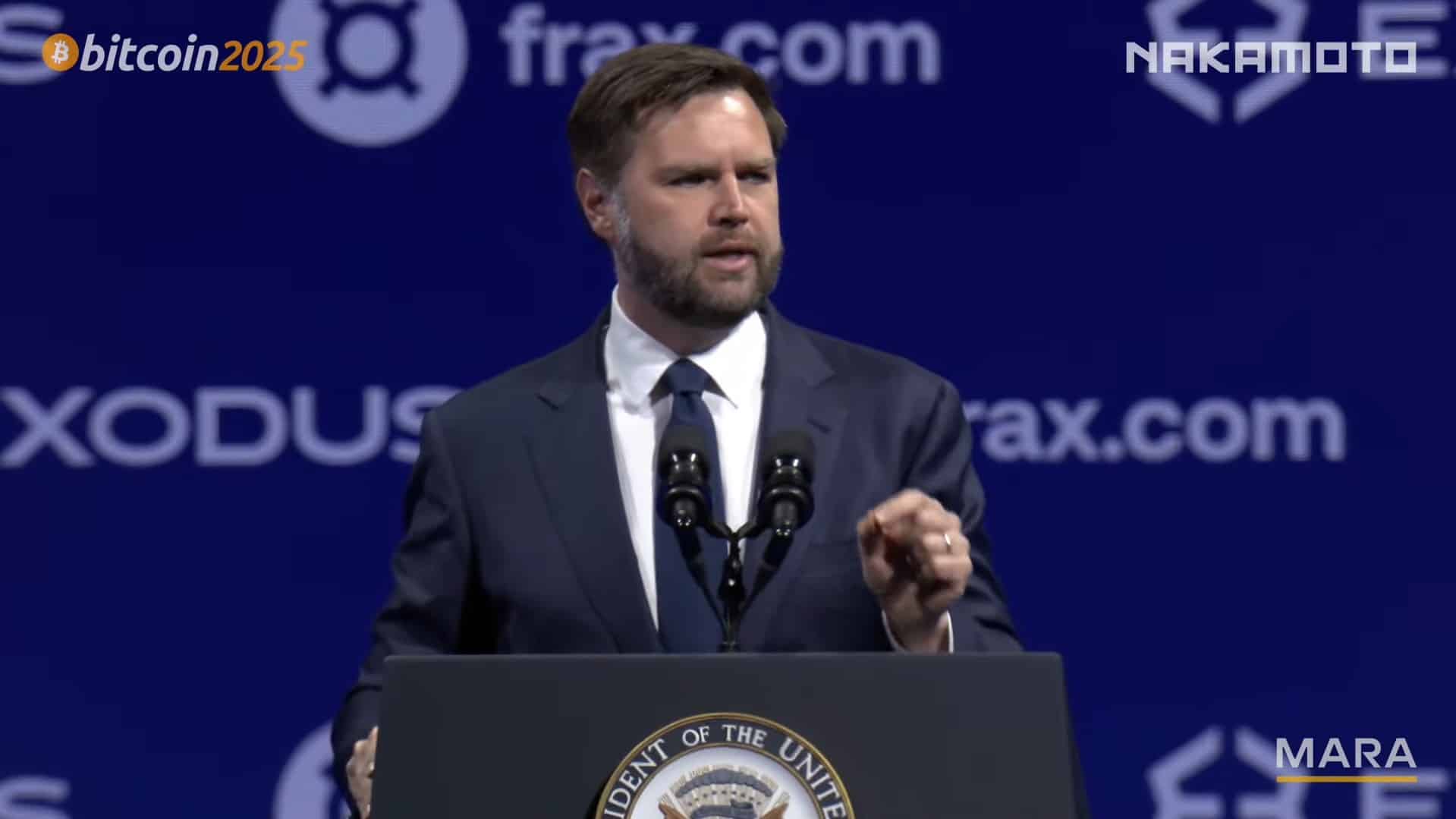 JD Vance pede participação de investidores de Bitcoin na política, veja suas falas na Bitcoin 2025