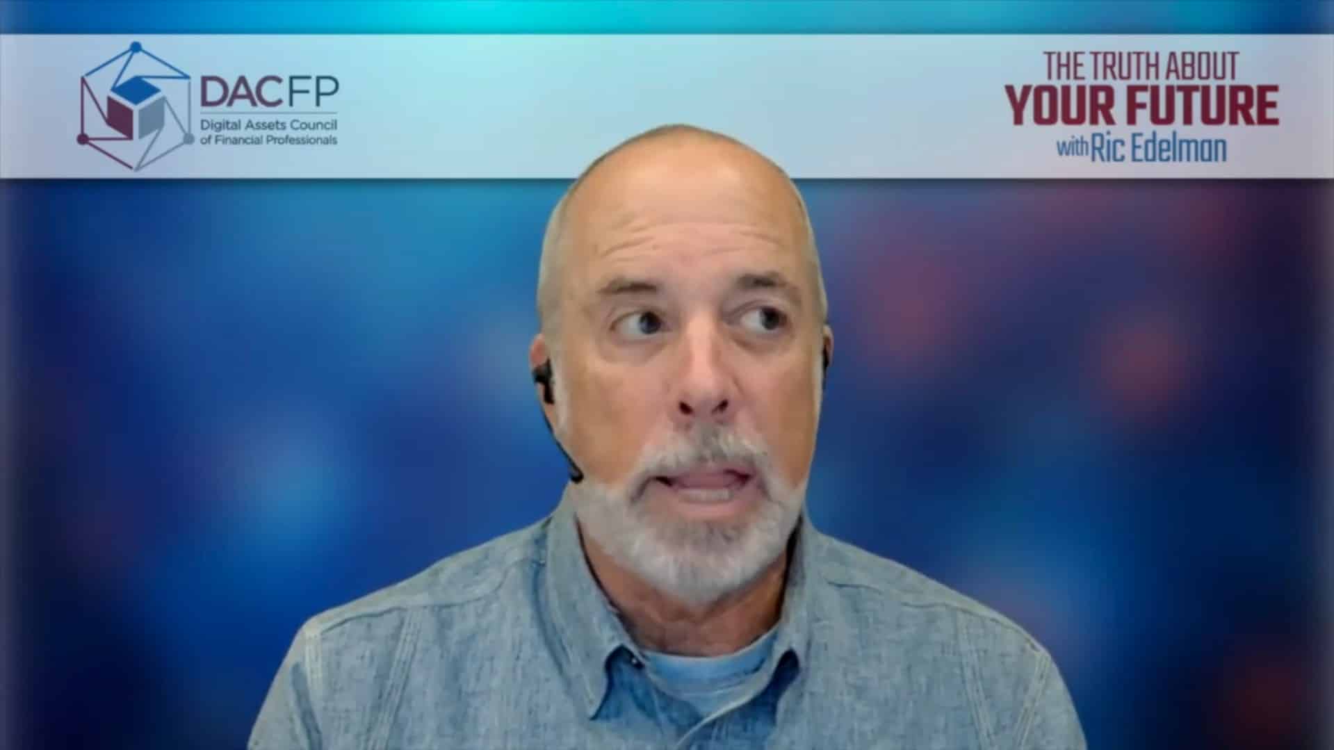 Ric Edelman recomenda 10% de Bitcoin em carteiras conservadoras e 40% em agressivas