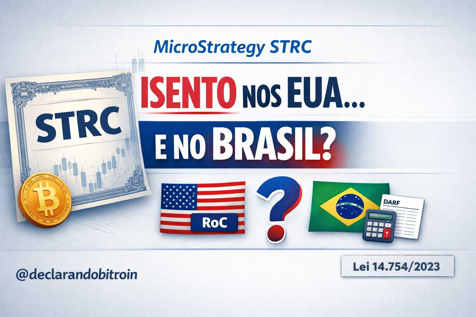 STRC, return of capital e imposto de renda: como o Brasil deve tributar esse “11,5% ao ano em dólar”?