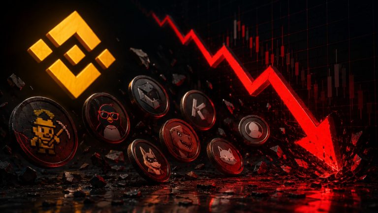 Binance Alpha anuncia remoção de mais 12 criptomoedas e faz preços caírem até 94,5%